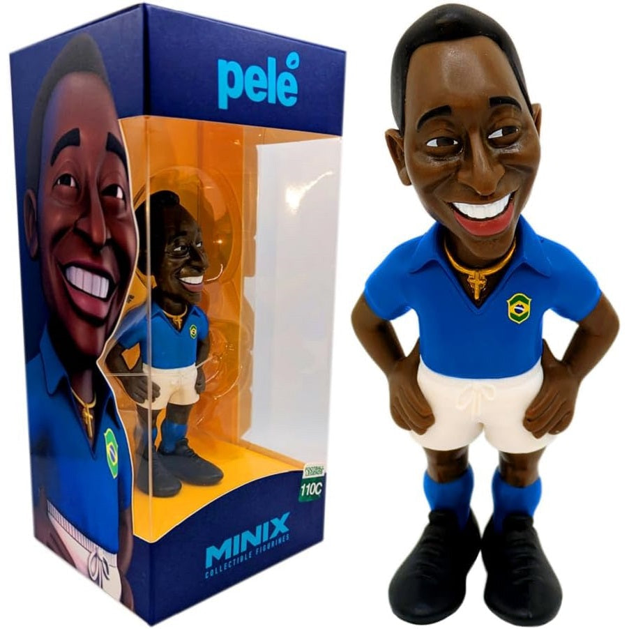 Minix Pele' (Brazil Kit 2) Football Legends (110C) Figure Statuetta Statua 12Cm