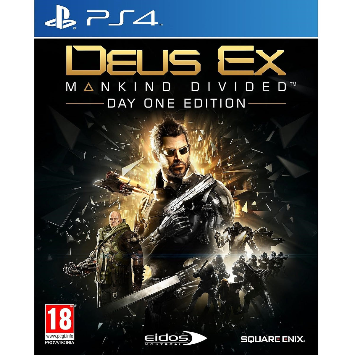 Deus Ex Mankind Divided Day One Edition Ps4 Play Station 4 Italian New