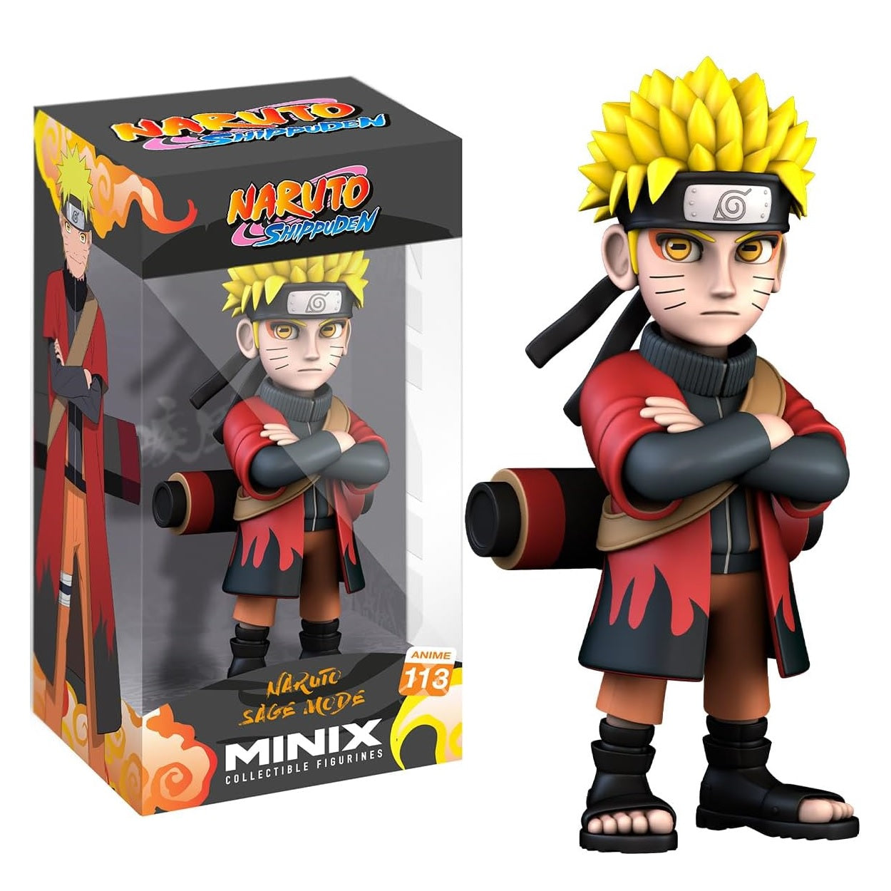 Minix: Naruto Shippuden Naruto Sage Mode (Anime 113) Vinyl Figure 12Cm Nuovo
