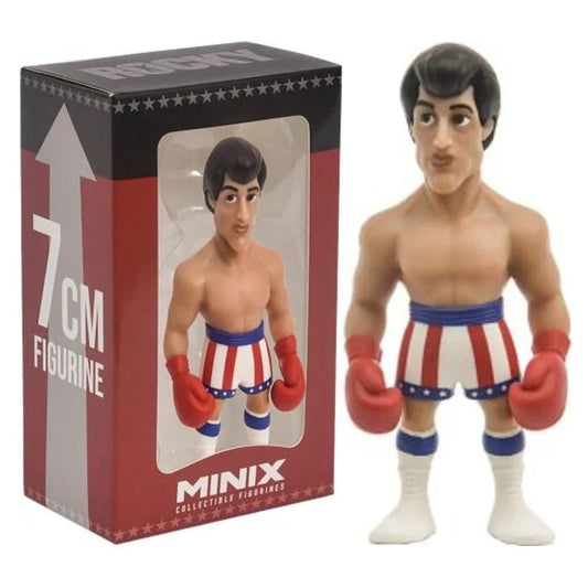 Minix Mini Rocky IV - Rocky Balboa Vinyl Figure 7Cm Statuetta Nuovo Collezione