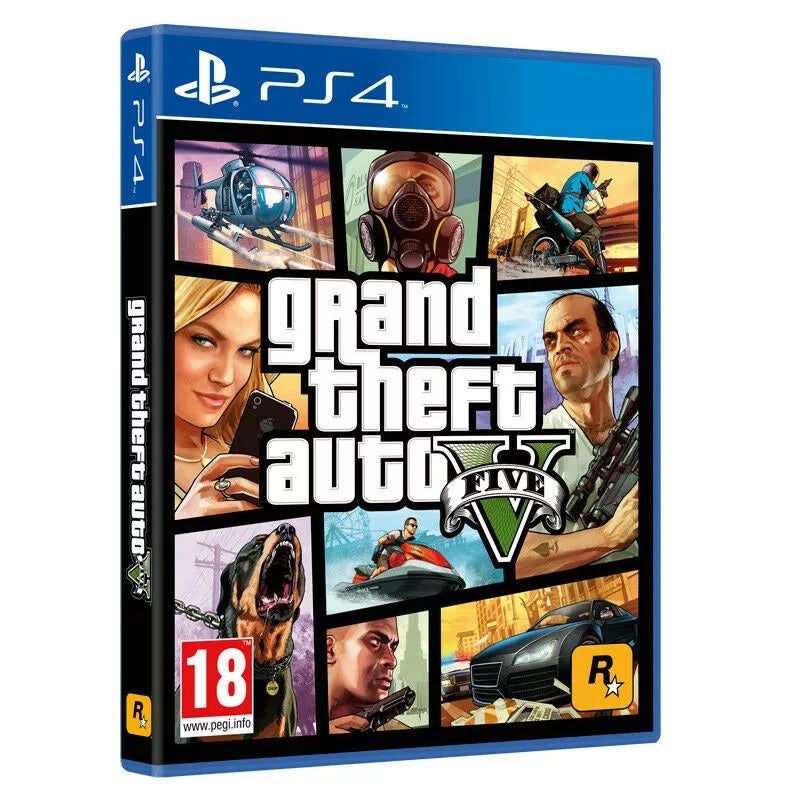 GTA 5 PS4 Italian Grand Theft Auto EU PlayStation 4 GTA V New Game PS5