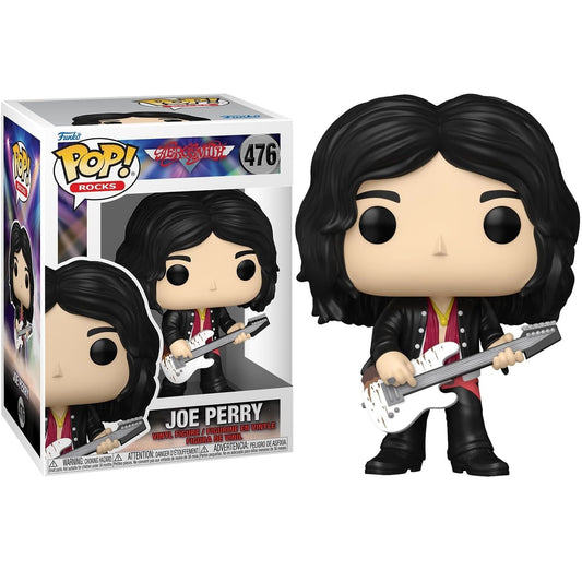 Funko Pop ! Rocks Aerosmith (476) Joe Perry Figure Vinyl Rock Band Collezione