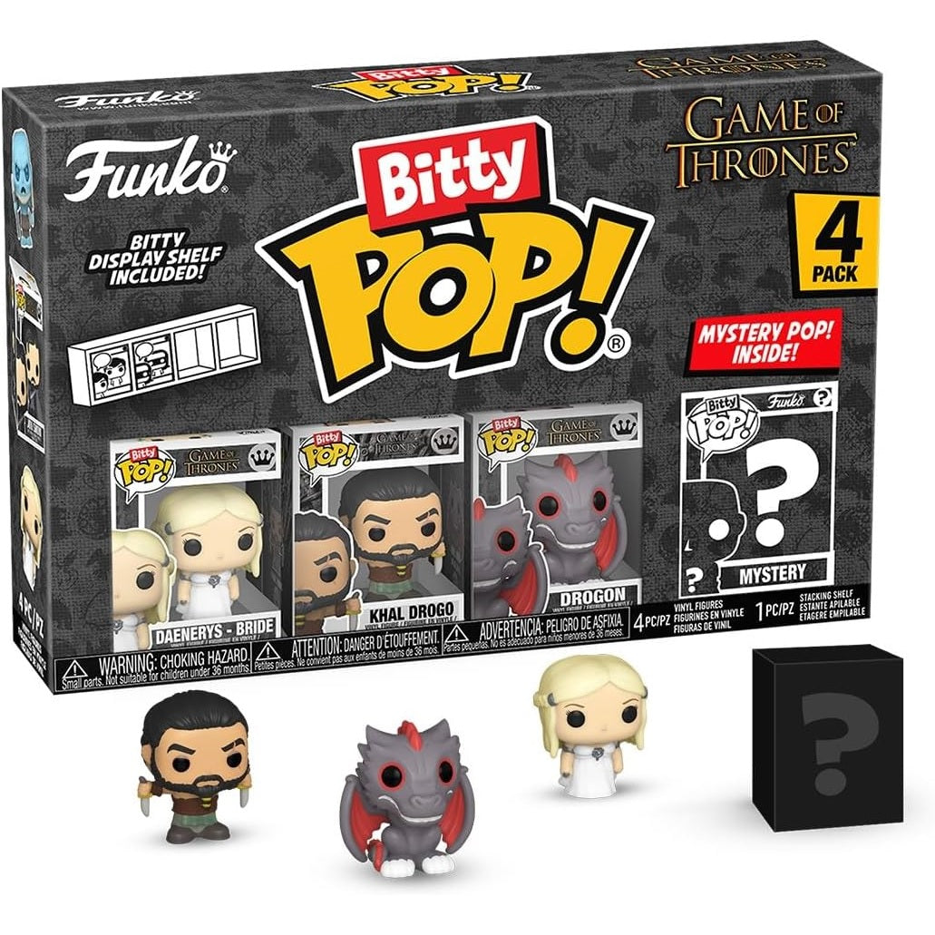 Funko Bitty Pop ! Con Mistery Pop Game Of Thrones 4 Pz Statuette Vinile Nuovo