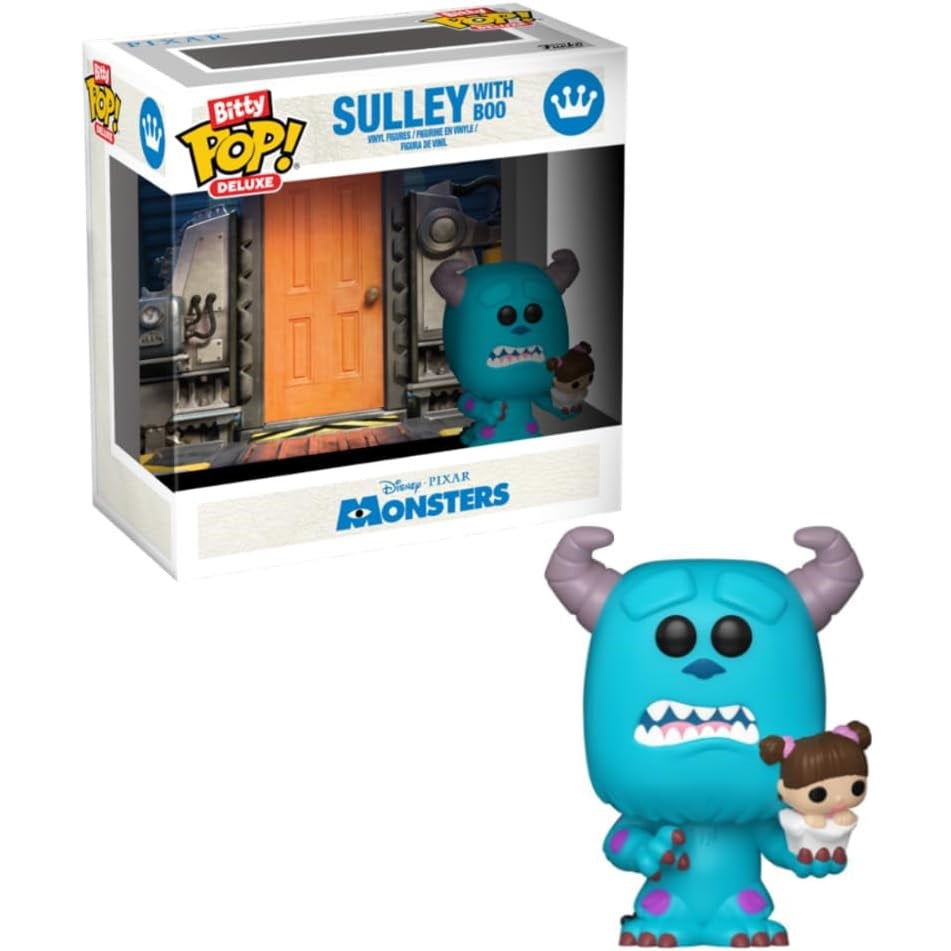 Funko Bitty Pop! Deluxe Monsters Sulley With Boo Vinile Figure Statuetta Nuovo