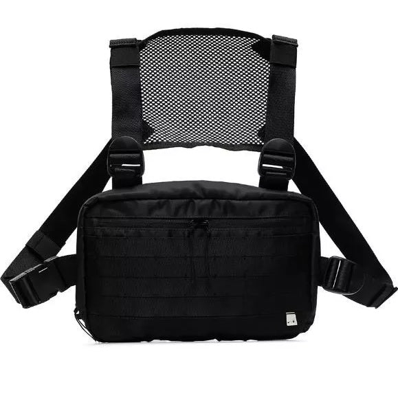 Marsupio Da Petto Uomo Multitasche Tracolla Regolabile Borsa Zaino Borsello