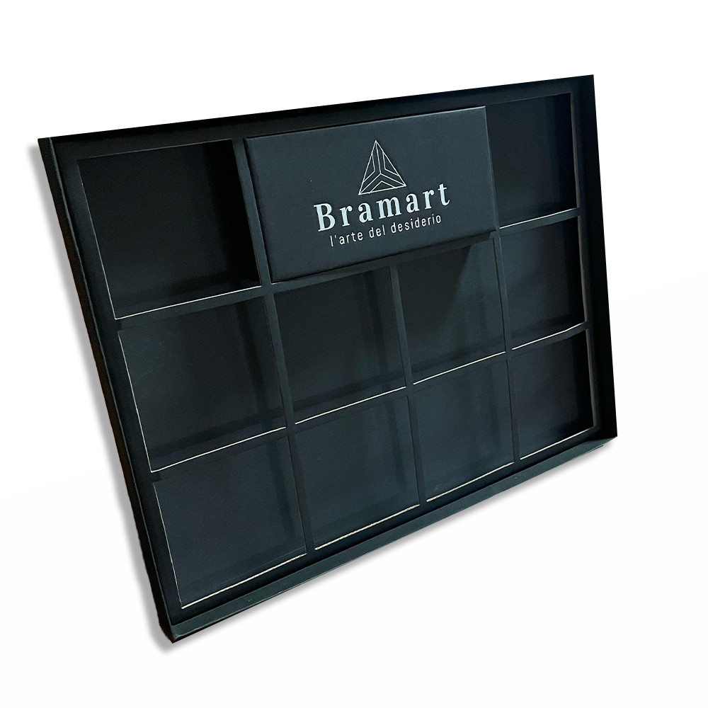 Espositore da Banco in Cartone Rigido – Per 10 Gioielli con Dedica (Vendita al Dettaglio)