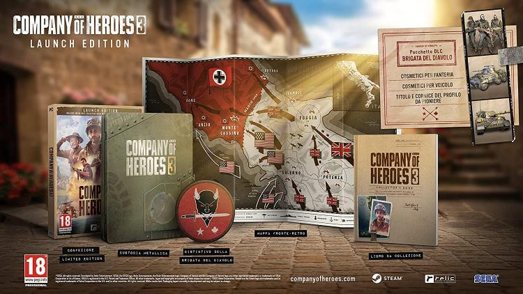 COMPANY OF HEROES 3 - LAUNCH EDITION CONSOLE EDITION PS5 GIOCO ITALIANO NUOVO D1