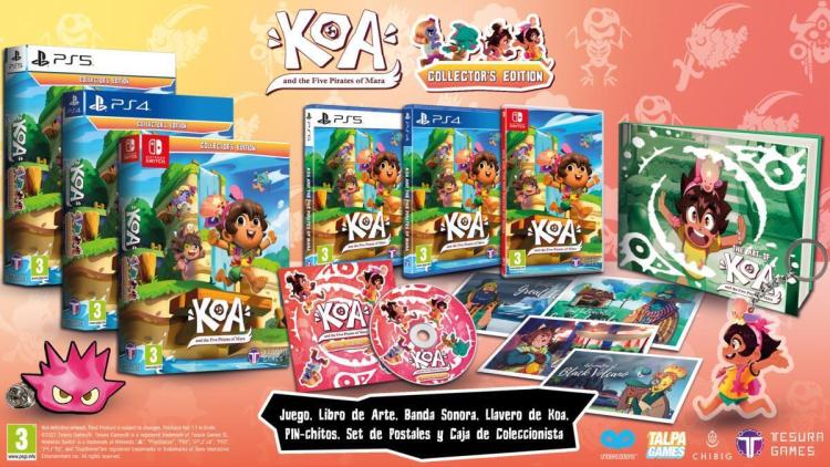 Koa And The Five Pirates Of Mara Collector's Edition PS4 PS4 Game Import New