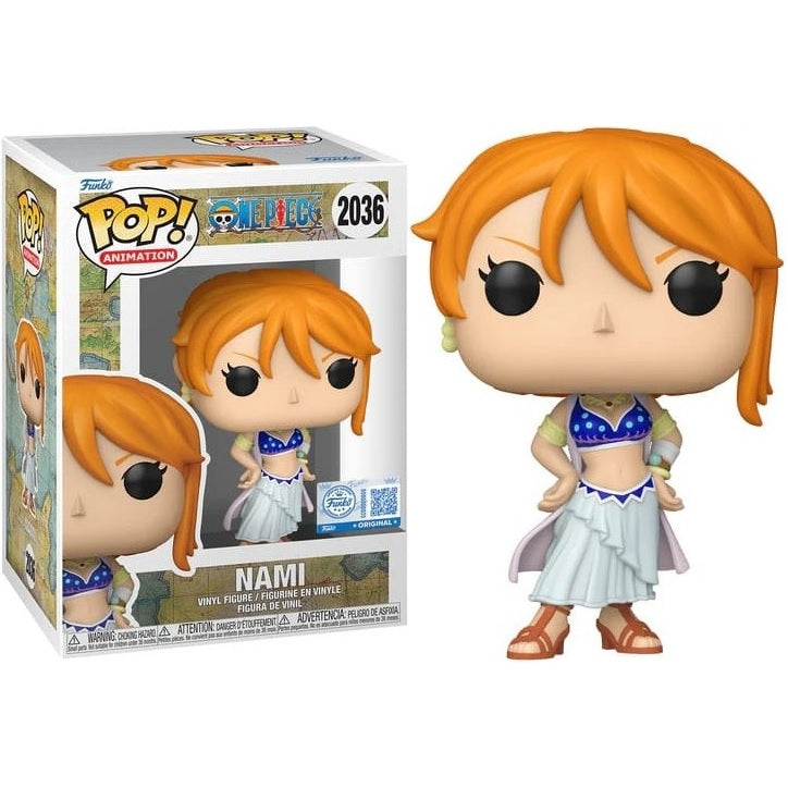 Funko Pop ! Animation One Piece - (2036) Nami (Alabasta) Special Figure 9Cm