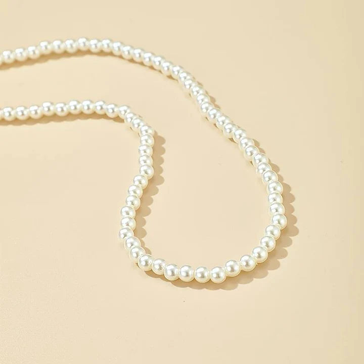 Collana di Perle Elegante Perla Sottile Regolabile