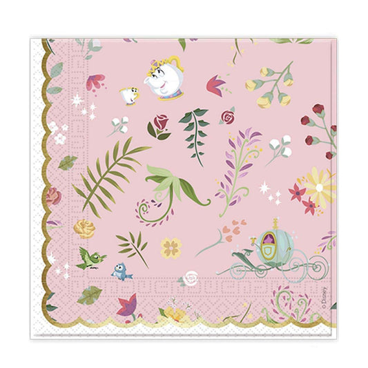 Tovaglioli di carta Disney Principesse 33x33 cm feste di compleanno 20 pz 2000