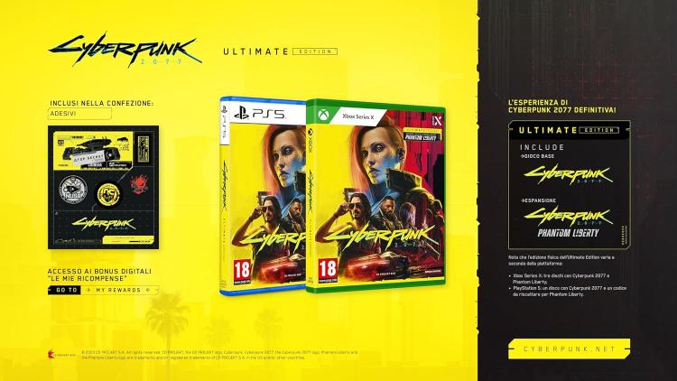 Cyberpunk 2077 Ultimate Edition Ps5 Gioco Playstation 5 Eu Ita Nuovo
