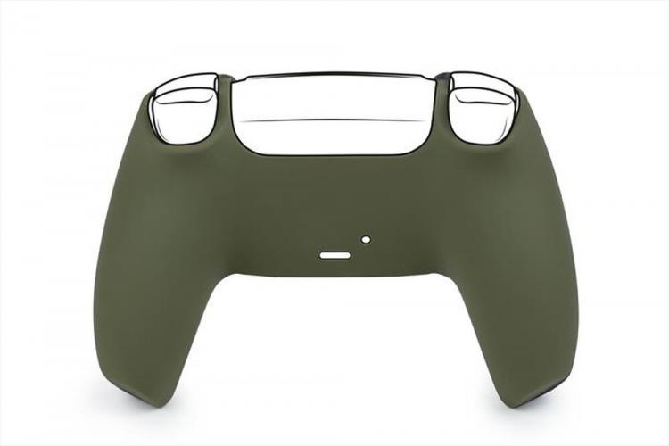 COVER BIGBEN DUALSENSE PS5 SKIN PLAY STATION 5 CAMO GREEN NACON + 2 GRIP LEVETTE