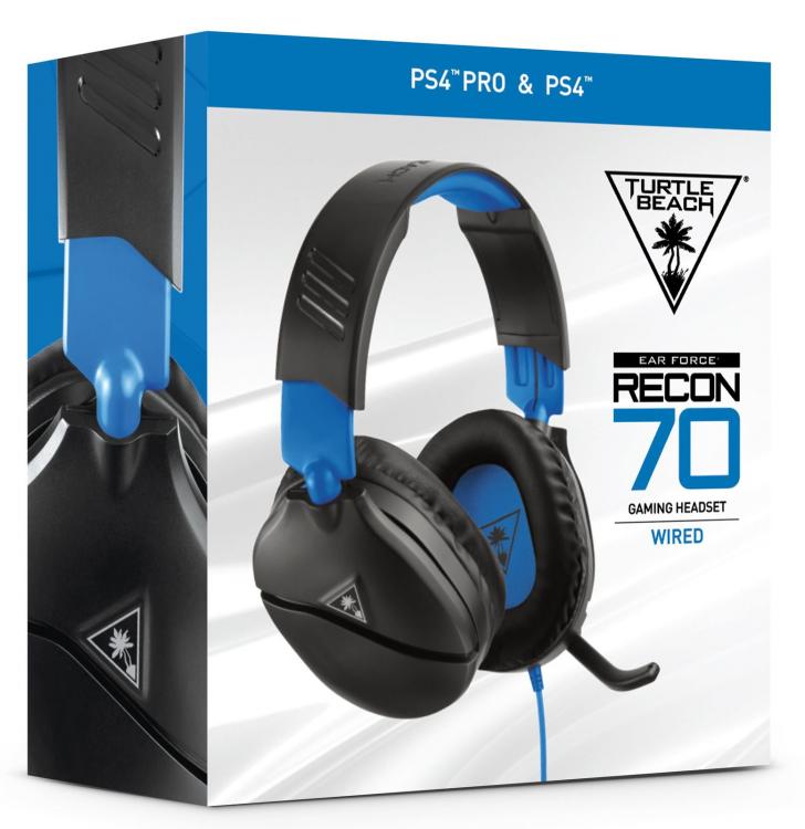 Turtle Beach Recon 70X Gaming Headset Wired Game PS4 Xbox One Nintendo Switch PC