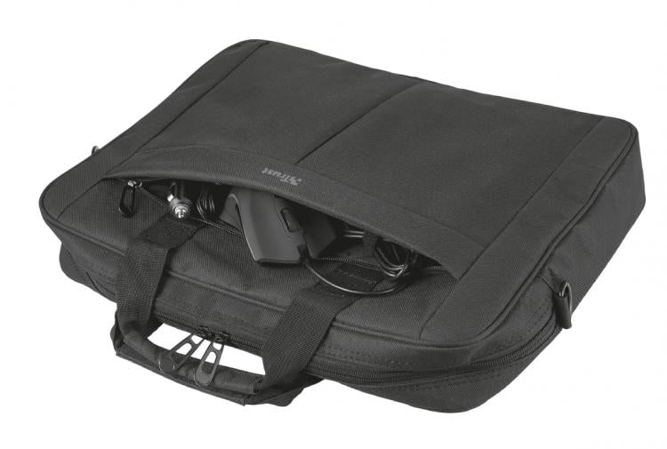 Trust Borsa Per Notebook 16" Primo Carry 21551 Zaino Con Tracolla Nero Valigetta