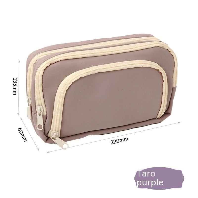 Astuccio portapenne di grande capacità, borsa portaoggetti portatile