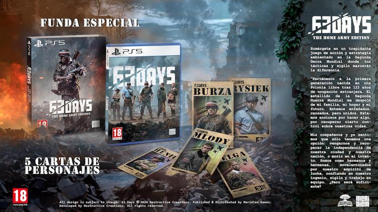 63 DAYS PS5 THE HOME ARMY EDITION VIDEOGIOCO PLAYSTATION 5 BLU-RAY PAL ITA