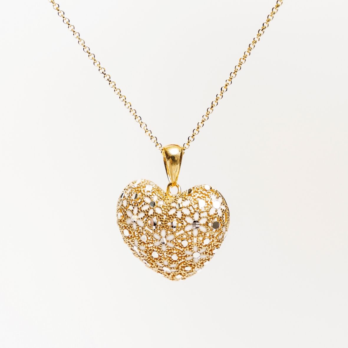 COLLANA CUORE IN ARGENTO "CUORE GROSSO"