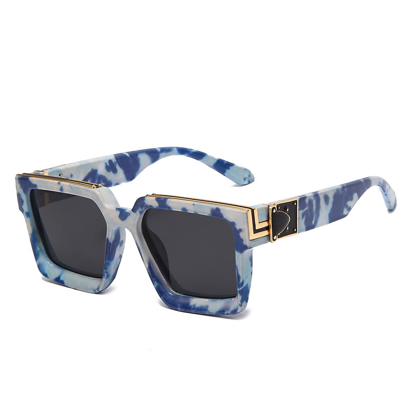 Fashion Big Square Rim Trendy Sunglasses