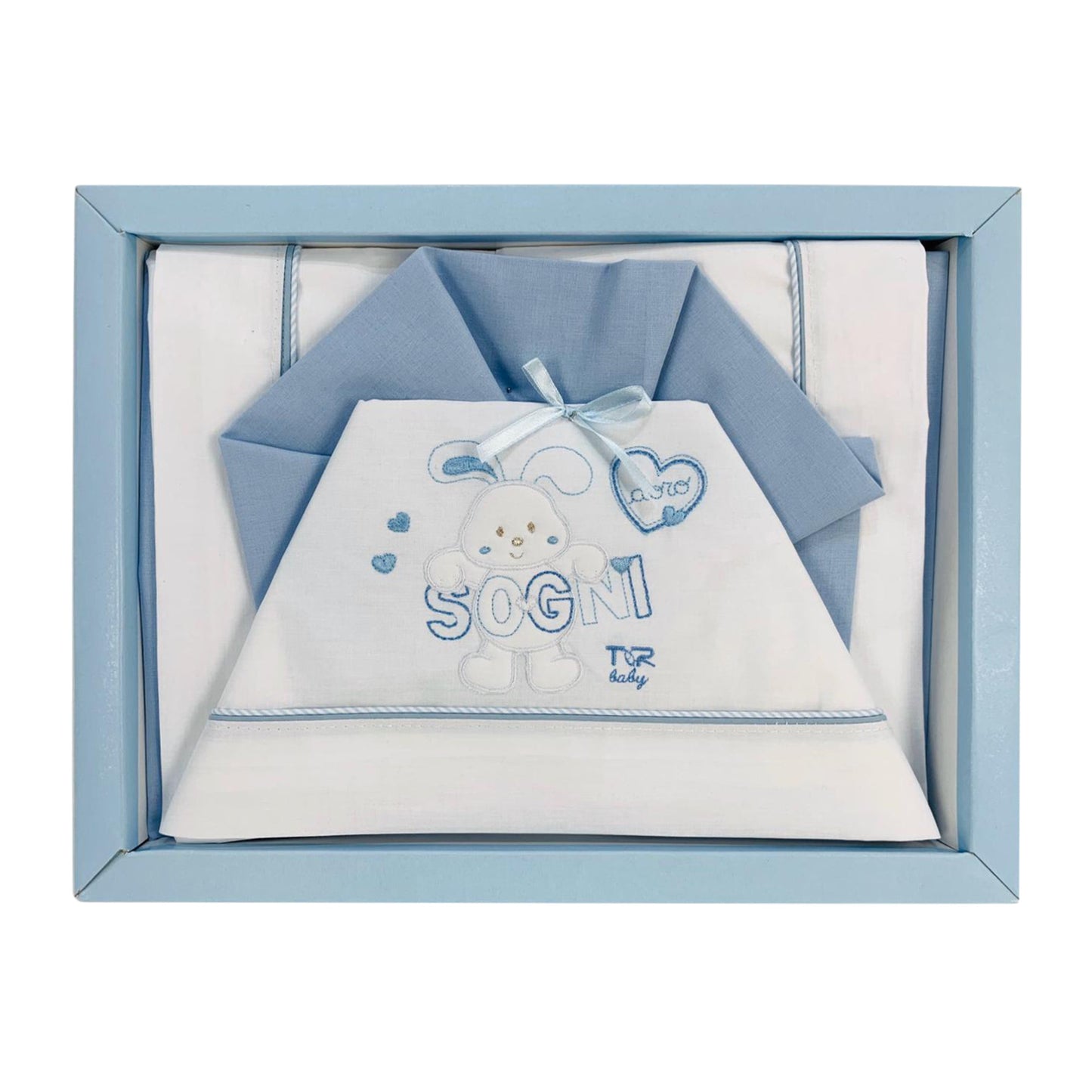 Coordinato culla carrozzina Piccole Emozioni neonato set 3 pezzi in cotone 2517