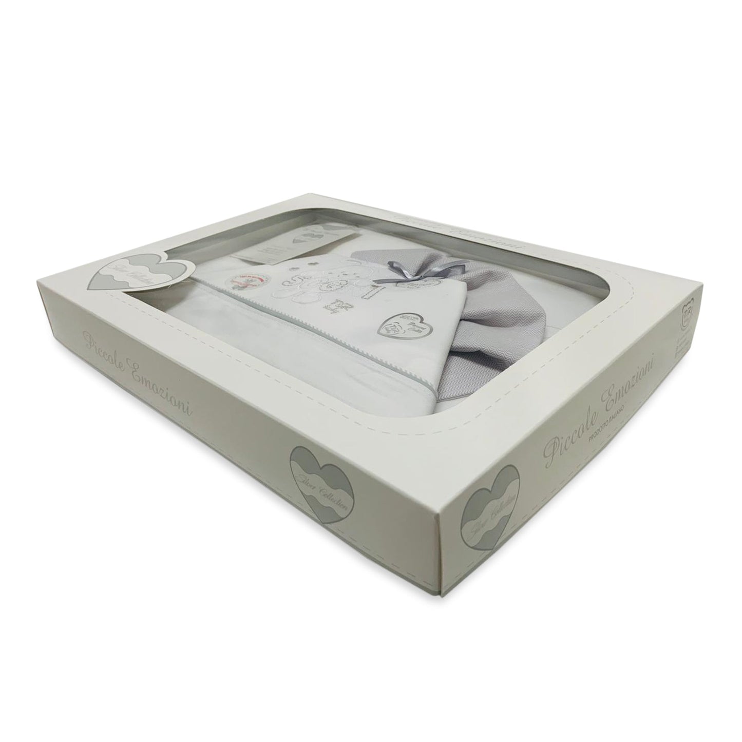 Coordinato culla carrozzina Piccole Emozioni neonato set 3 pezzi in cotone 2517