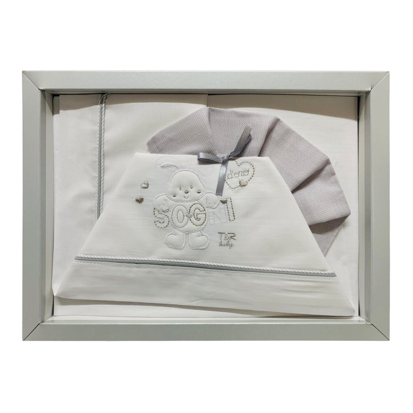 Coordinato culla carrozzina Piccole Emozioni neonato set 3 pezzi in cotone 2517