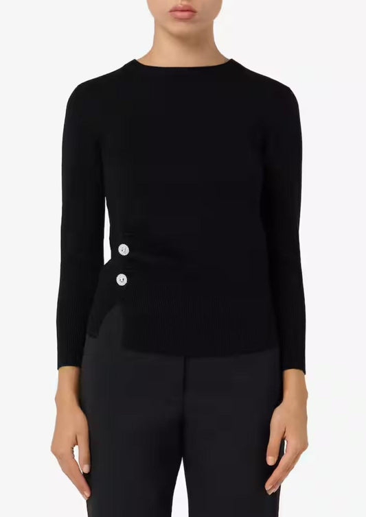 Emme Marella Maglia Donna Damiana Nero