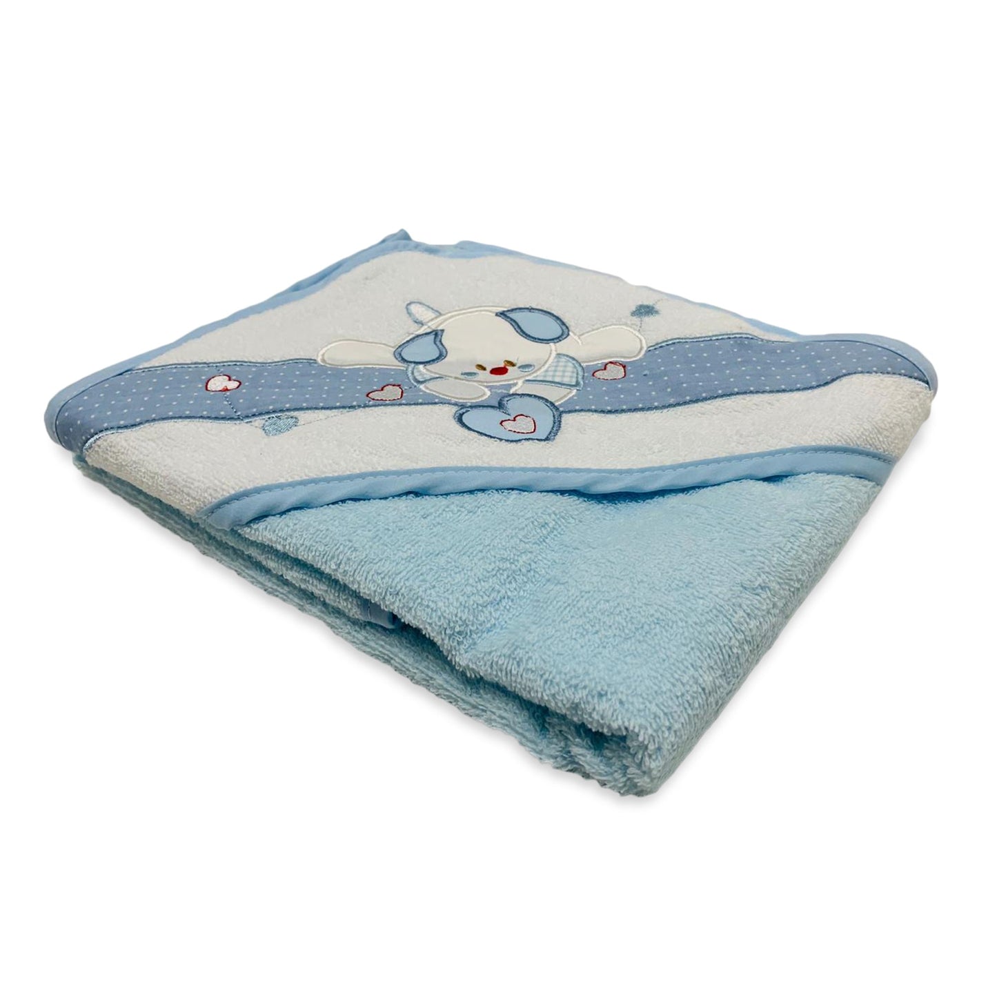 Accappatoio baby triangolo IRGE con ricamo in spugna 2597