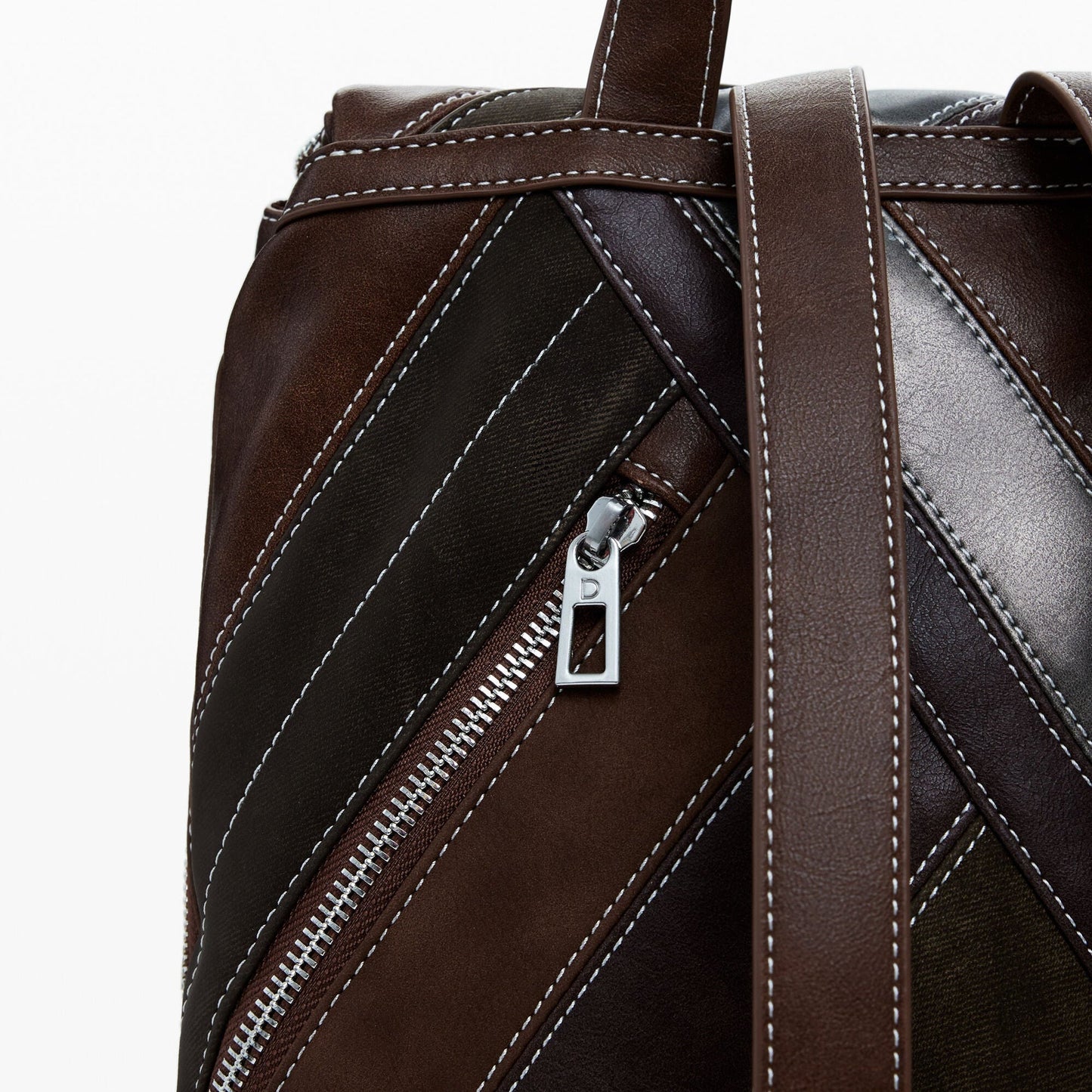 DESIGUAL Zaino Donna Marrone Fibonacci Hampton Mini