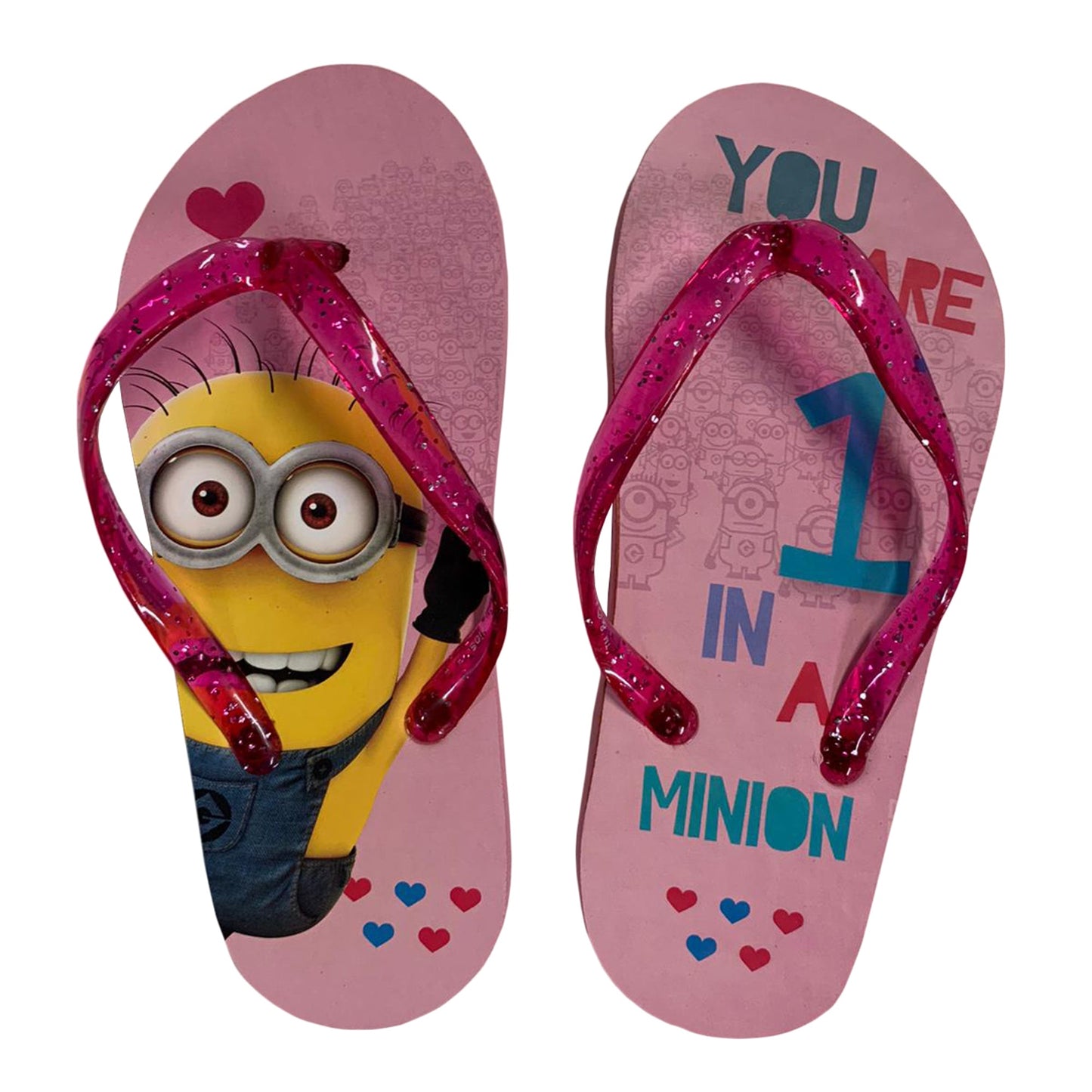 Ciabatte infradito in gomma per bambina Minions Cattivissimo Me 2620