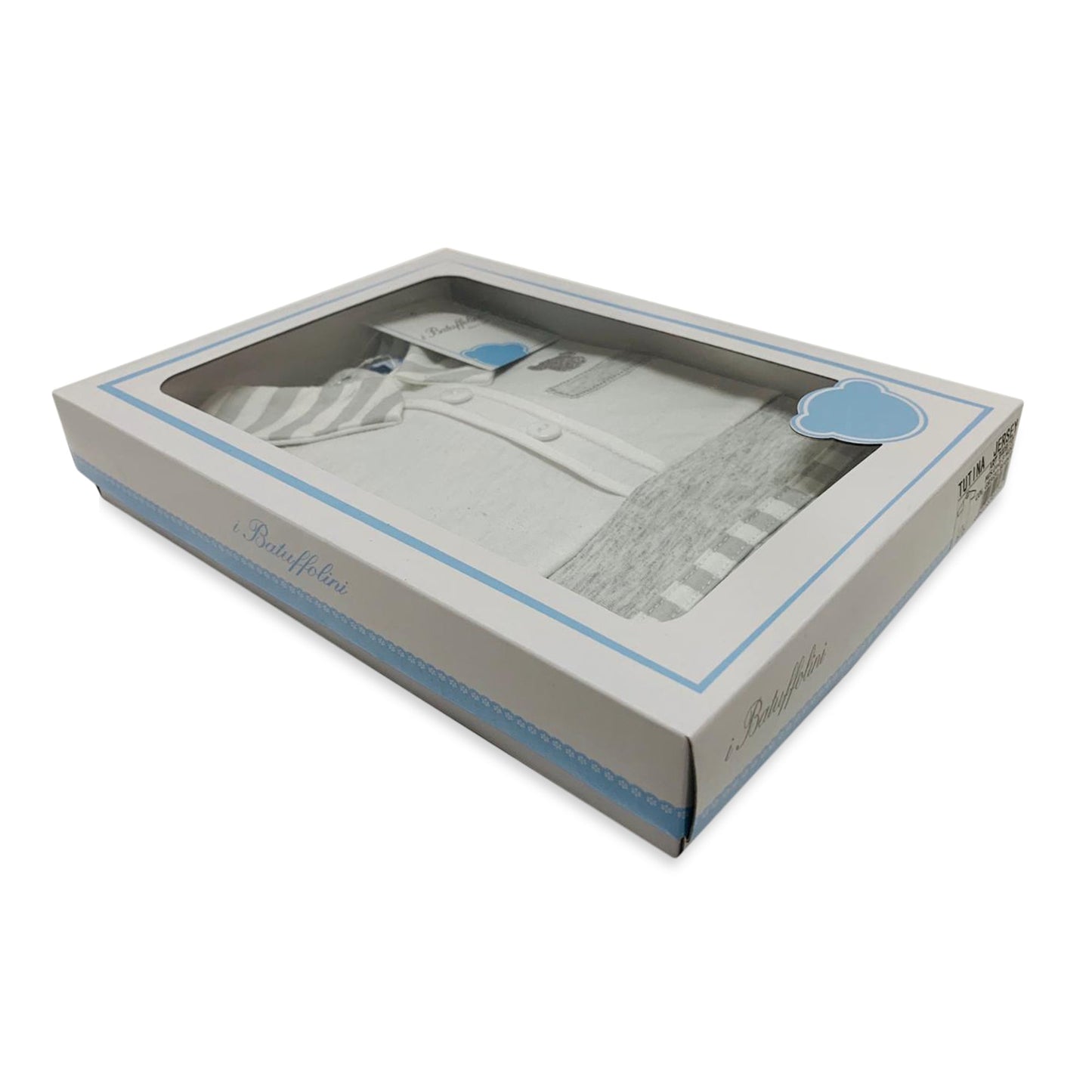 Tutina body neonato in jersey cotone i Batuffolini tuta body bimbo 2639