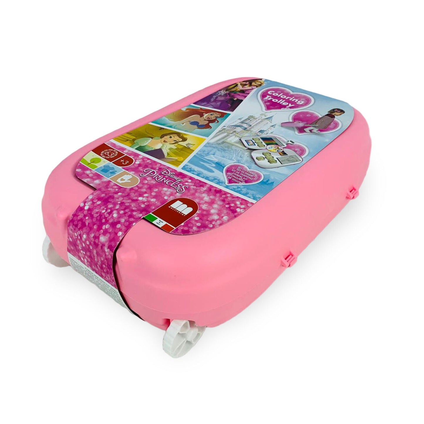 Set cancelleria trolley Giotto con timbri ufficiale Disney Principesse 2646