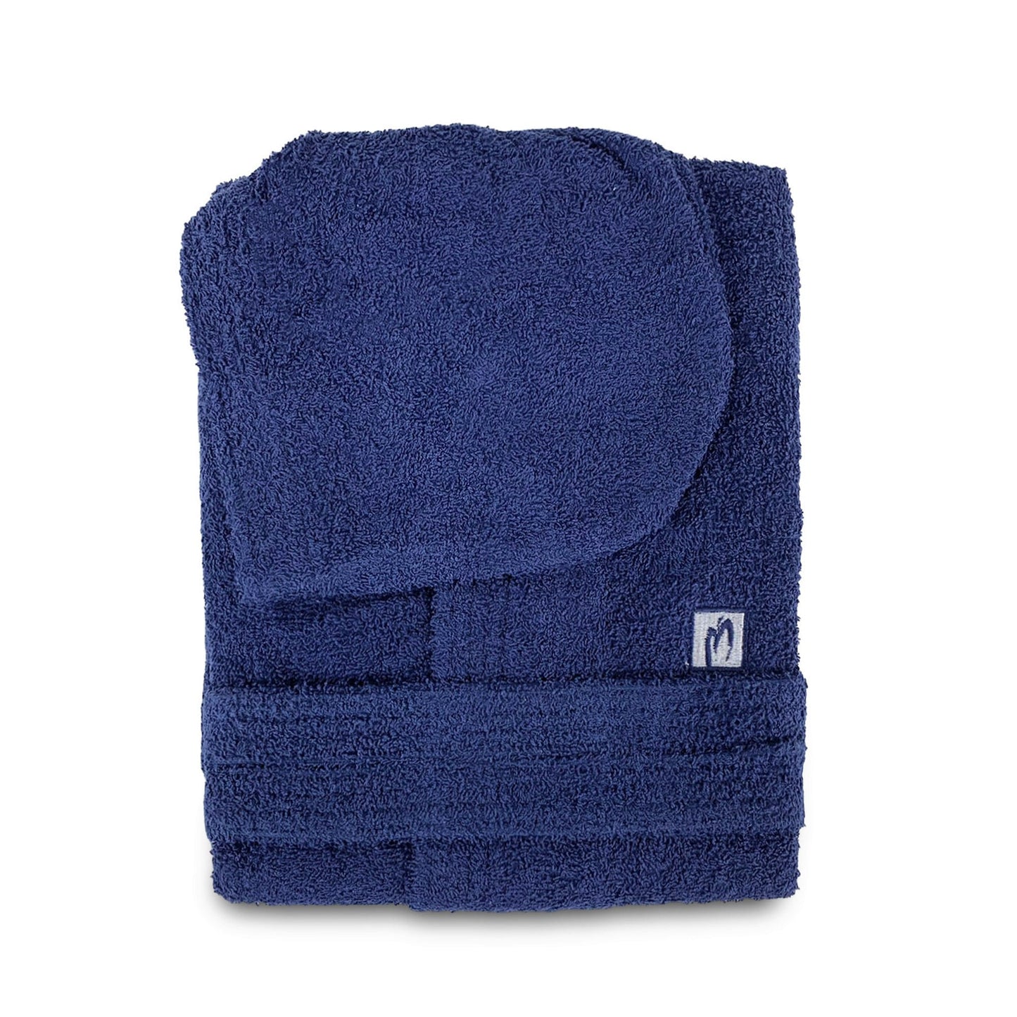 Accappatoio in spugna di cotone Marta Marzotto uomo donna con Cappuccio 2665