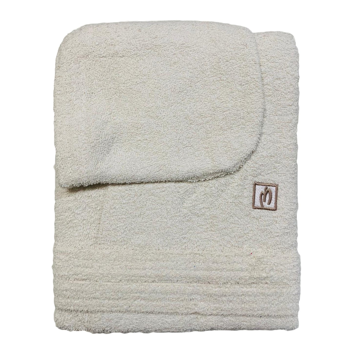 Accappatoio in spugna di cotone Marta Marzotto uomo donna con Cappuccio 2665