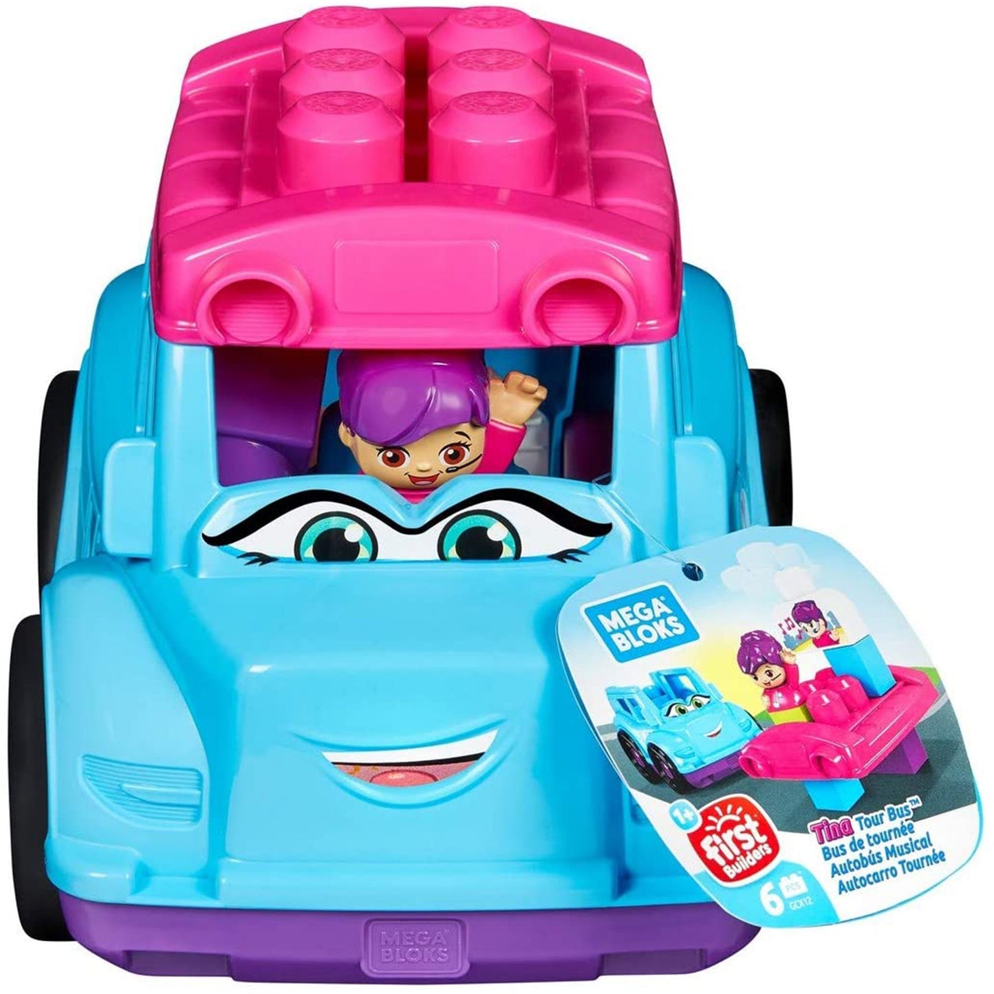 Furgoncino delle forme 6 pz Mega Blocchi costruzioni giochi bambino 2716