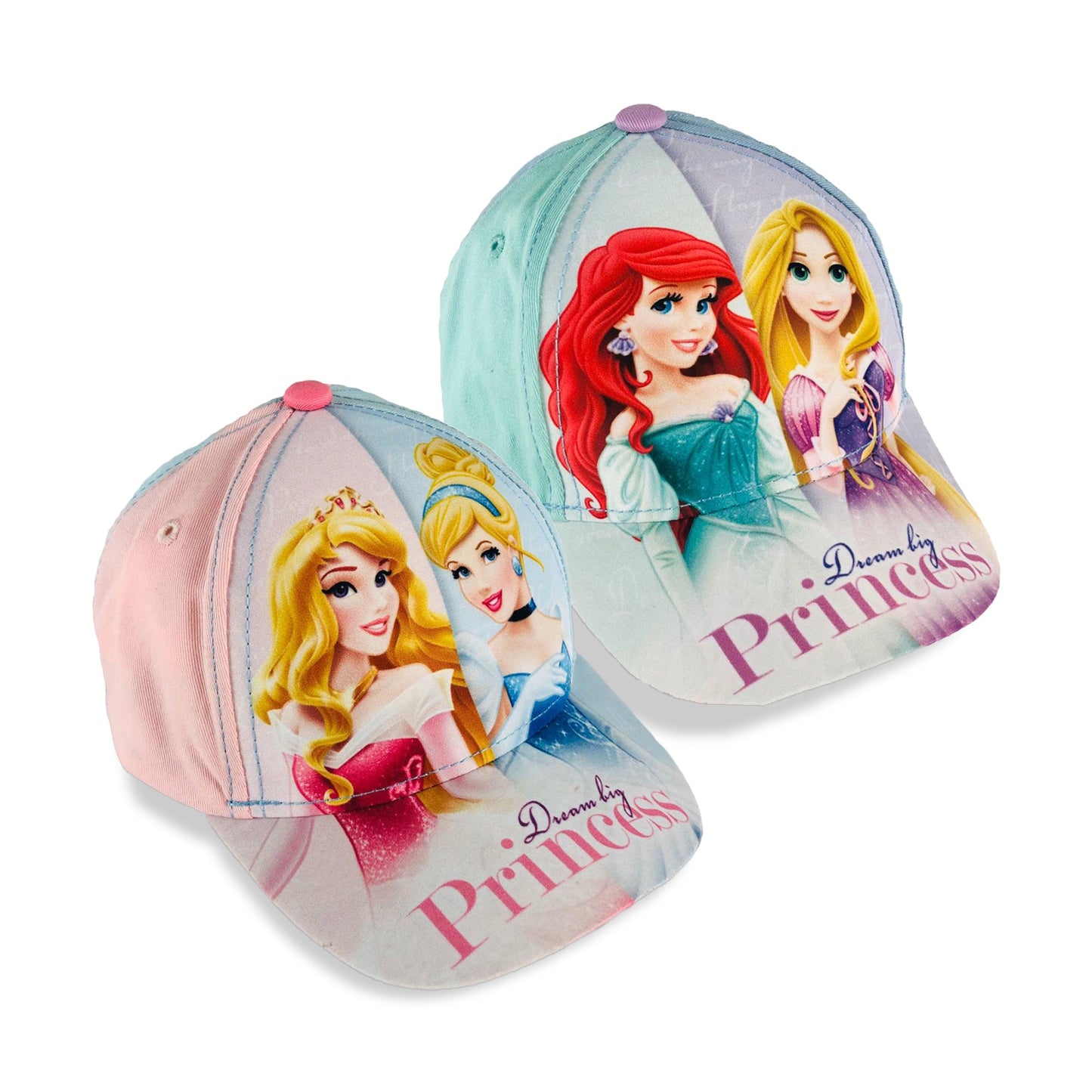 Cappellino per bambina ufficiale Disney Principesse berretto con visiera 2724