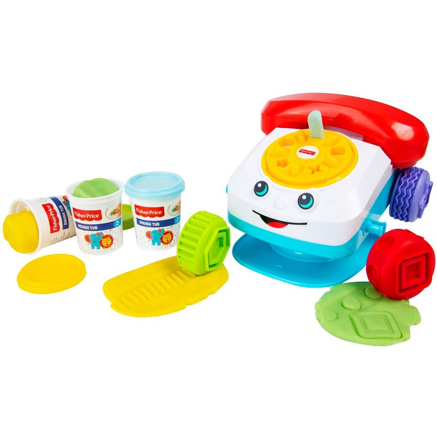 Giocattolo creativo per bambini Fisher-Price telefono formine e plastilina 2732