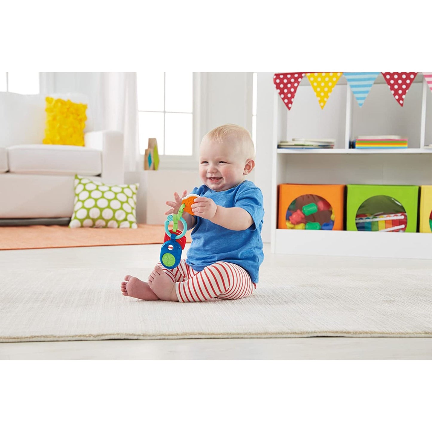 Giocattolo Fisher-Price per bambini sonaglietto chiavi musicali 2739