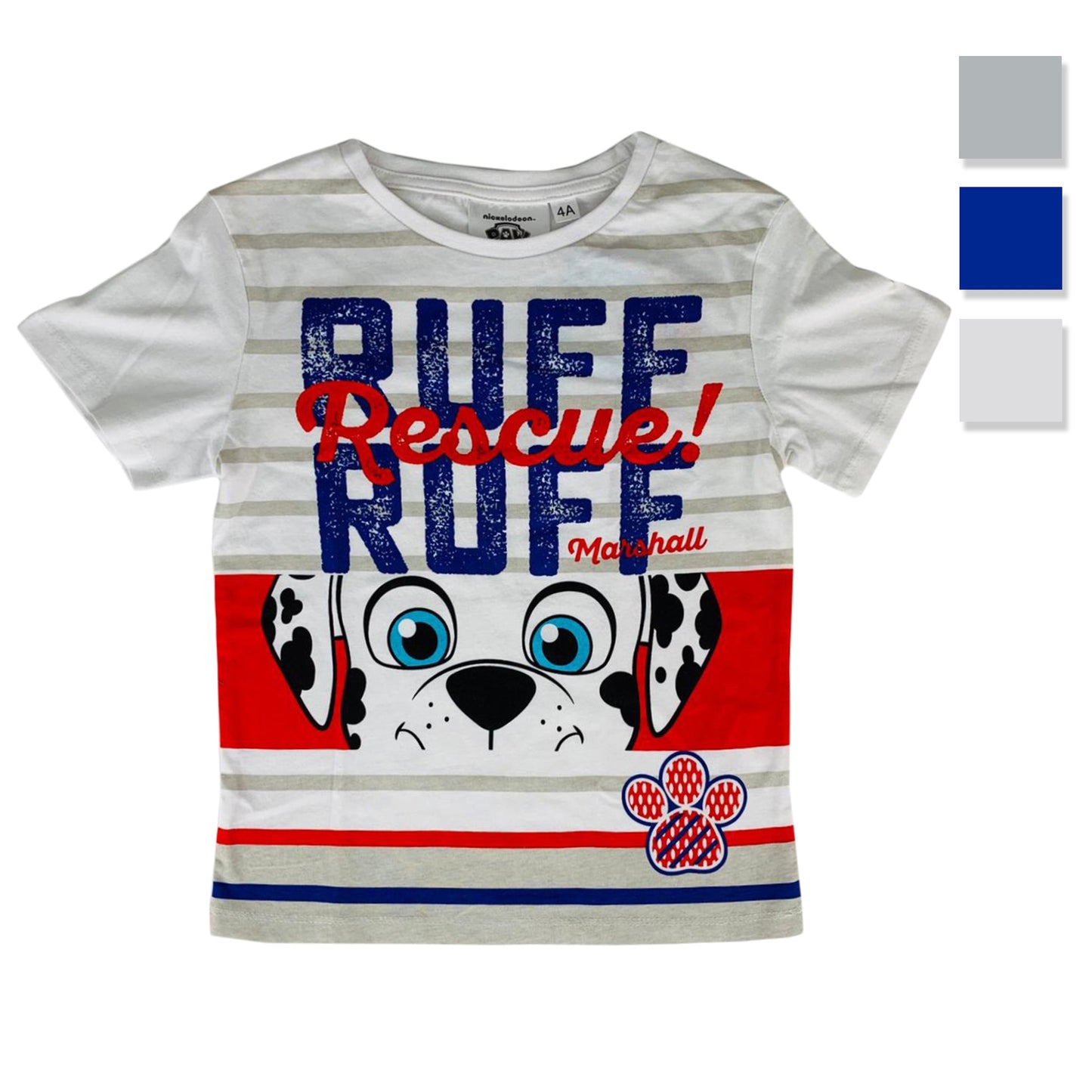 Maglietta Paw Patrol t-shirt in cotone mezze maniche stampata bambino 2827