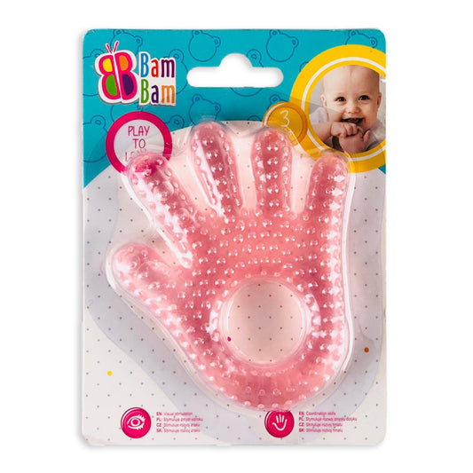 Gioco per neonato BamBam massaggiagengive dentaruolo forma di mano 2855