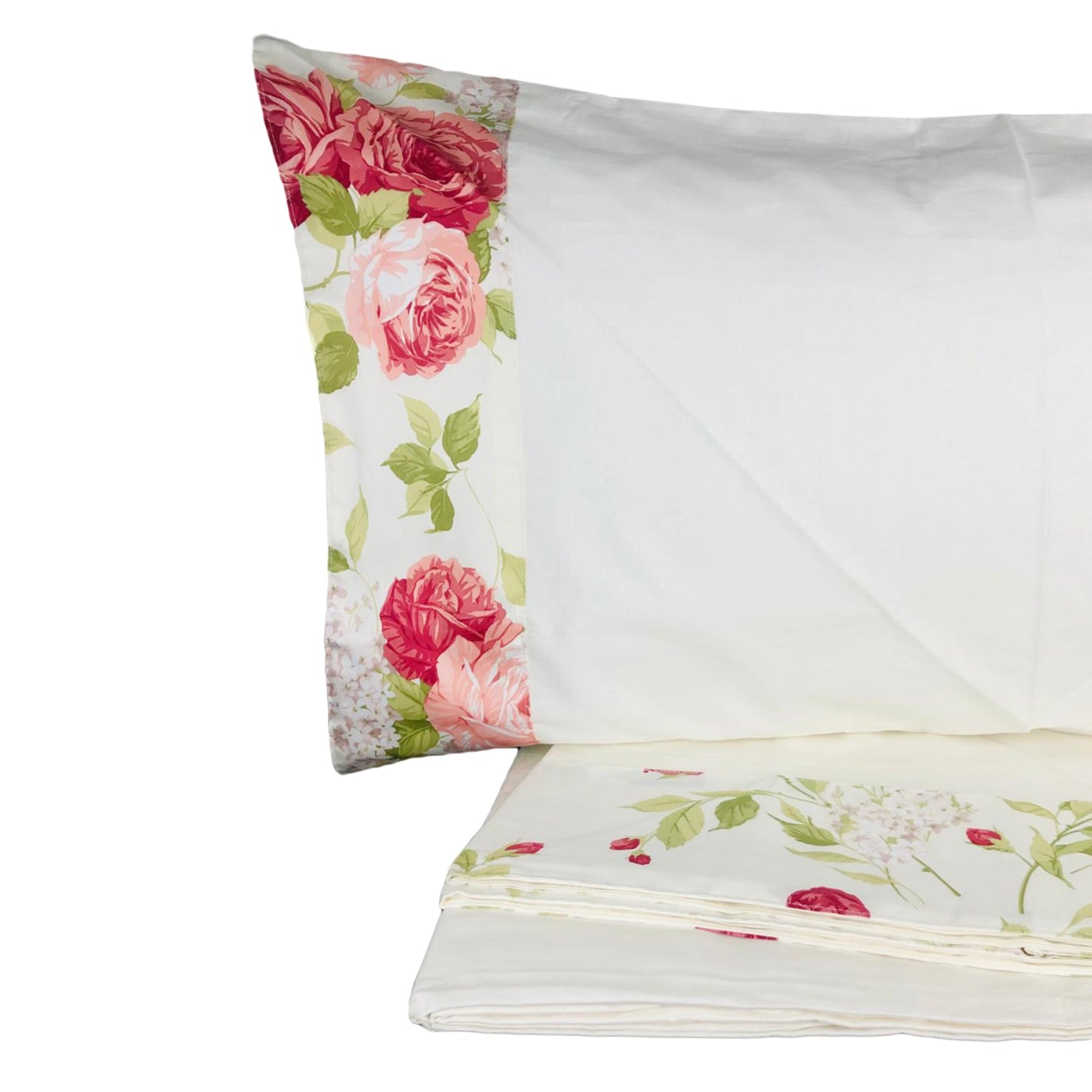 Completo lenzuola cotone per letto matrimoniale IRGE 250x290 cm Sophie 2970