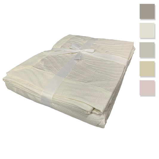 Copriletto primaverile letto singolo IRGE 170x260 cm art. lurex 2983