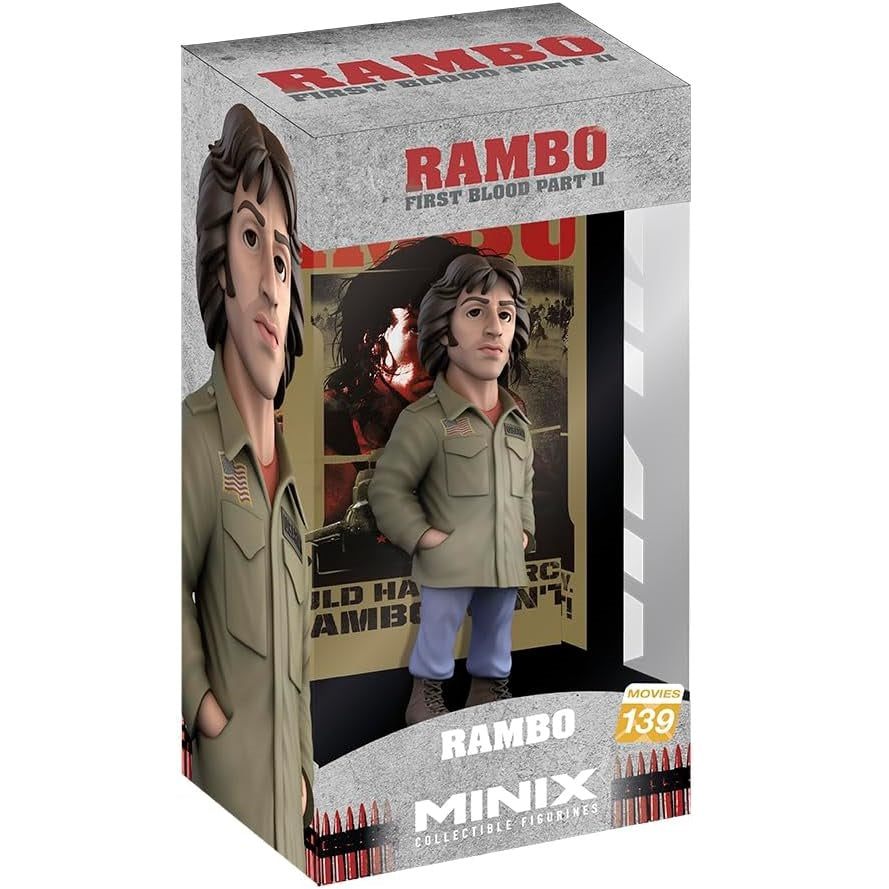 Minix Rambo First Blood - (Movies 139) Figure 12Cm Statua Statuetta Collezione