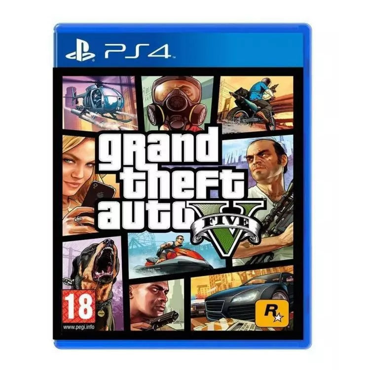 GTA 5 PS4 Italian Grand Theft Auto EU PlayStation 4 GTA V New Game PS5
