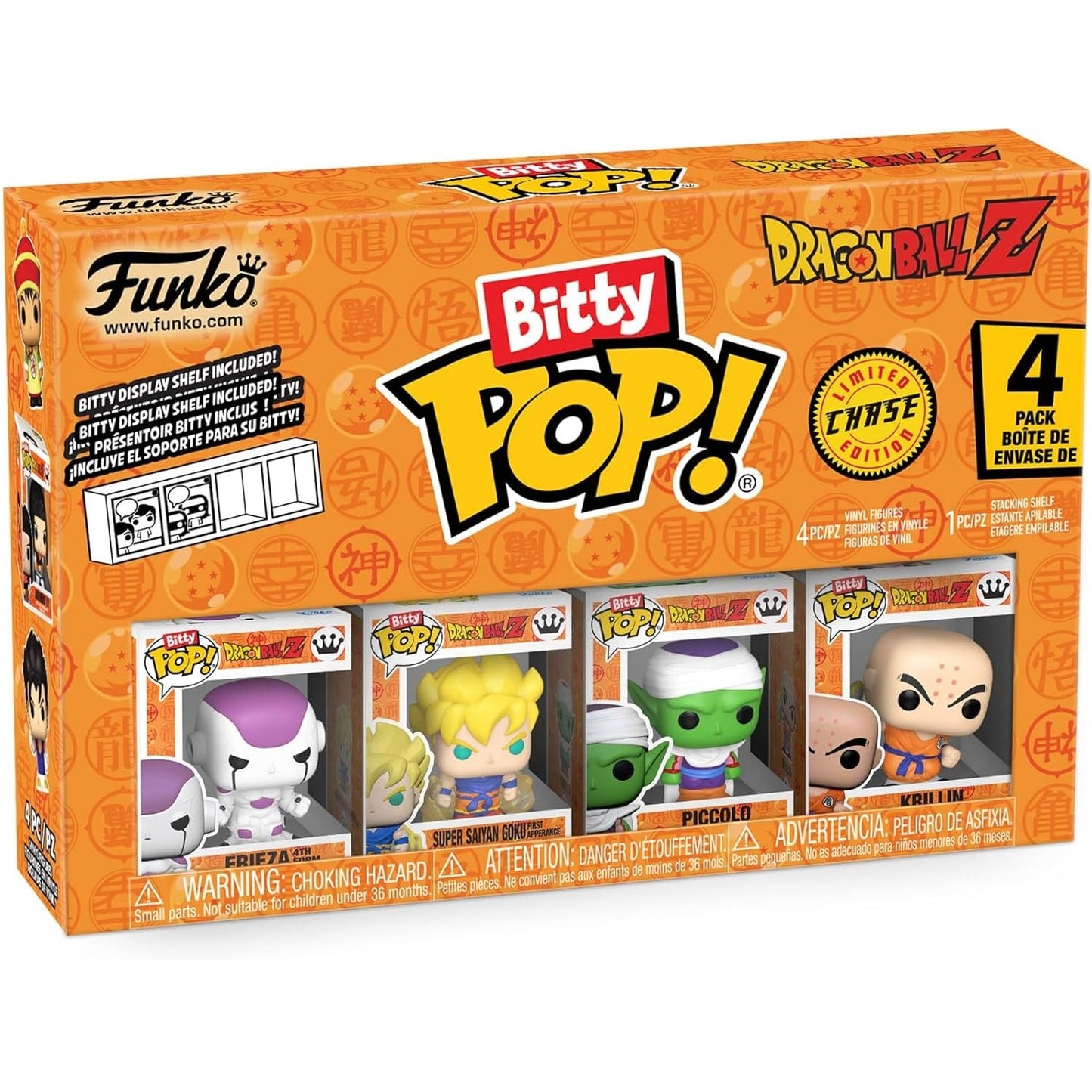 Funko Bitty Pop ! Con Mistery Pop Dragon Ball Z 4 Pezzi Statuette Vinile Nuovo