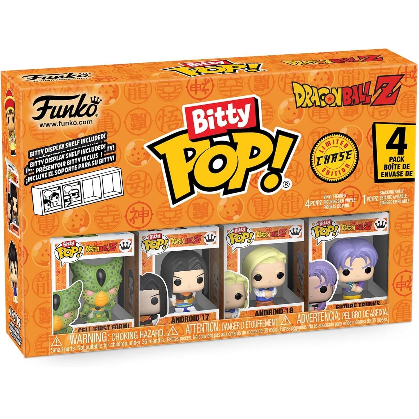 Funko Bitty Pop ! Con Mistery Pop Dragon Ball Z 4 Pezzi Statuette Vinile Nuovo