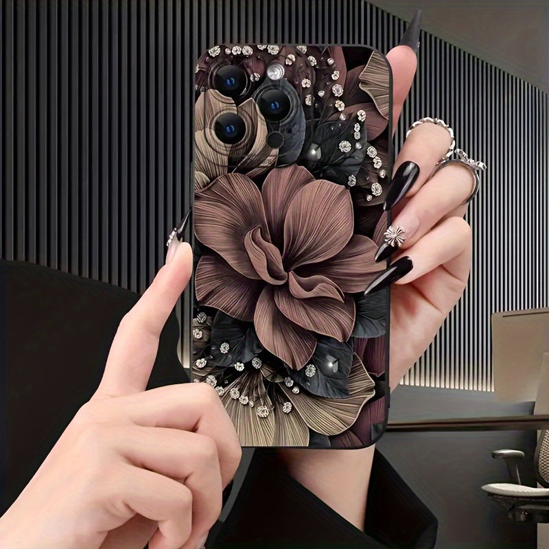Flower Phone Case for iPhone 16 15 14 13 12 11 Plus Pro Max, Easter Gift, Christmas Halloween Decoration/Birthday Gift, for Girlfriend, Boyfriend, Friend or Yourself
