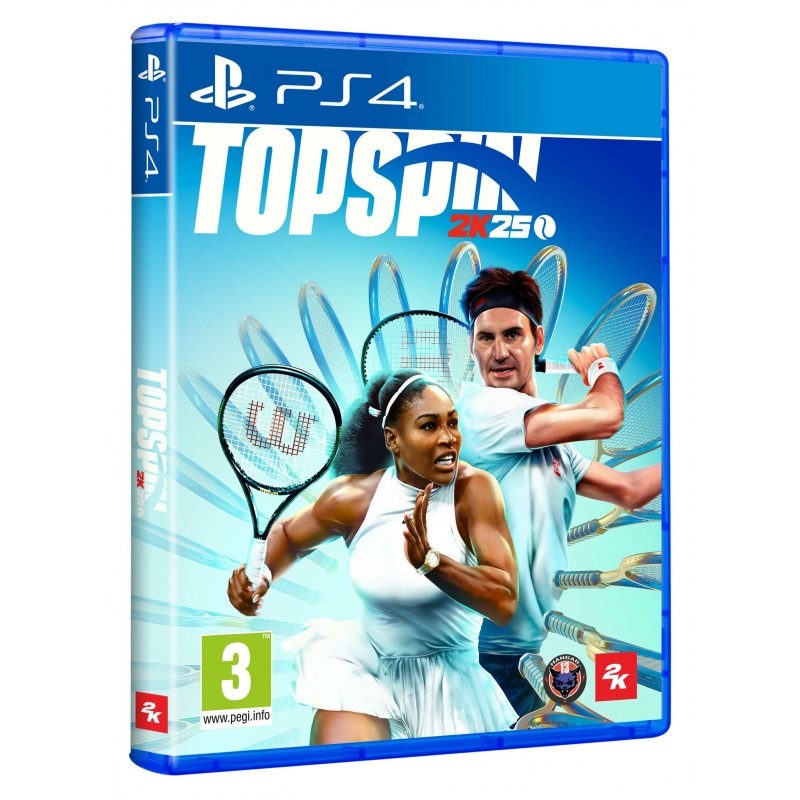 Topspin 2K25 Standard Edition PS4 Tennis Game Italian EU Playstation 4 New