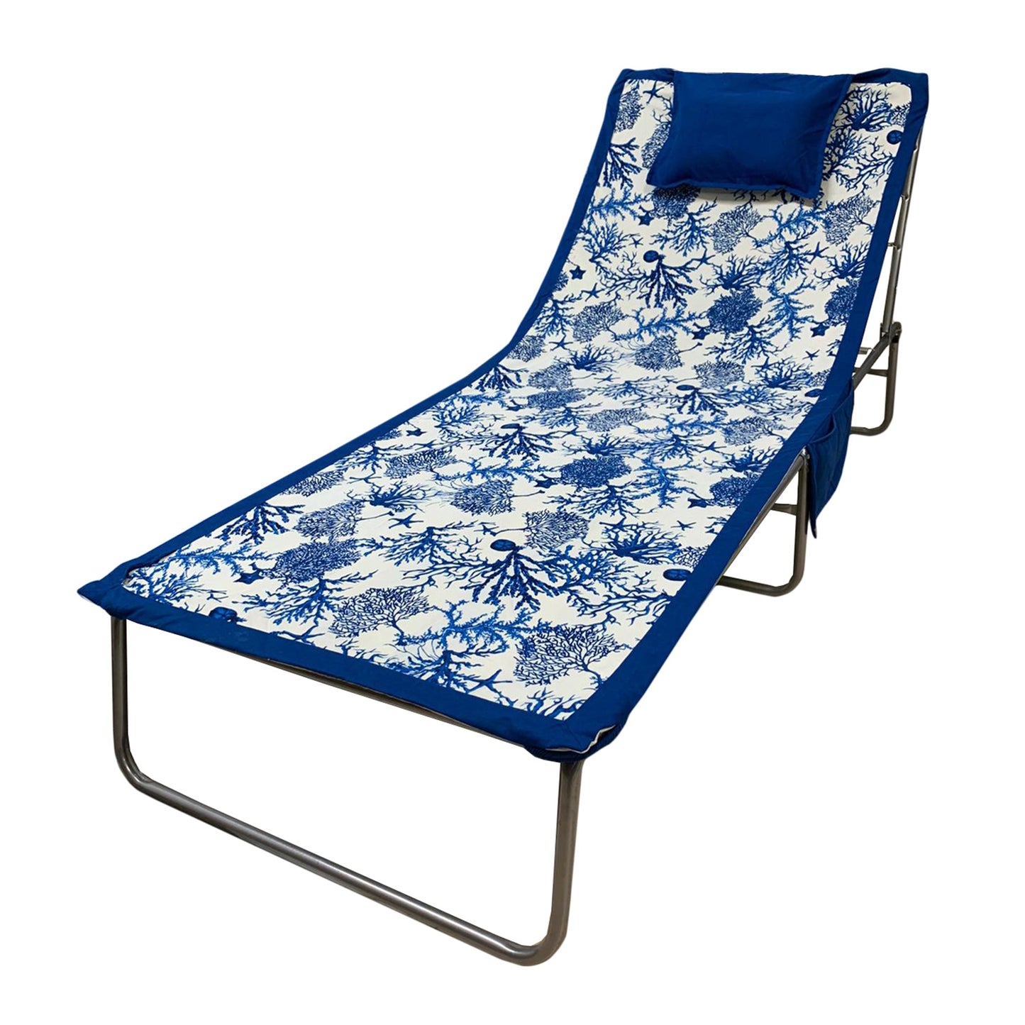 Telo mare microfibra coprilettino elastici tasche e cuscino Giorgio Camani 3083