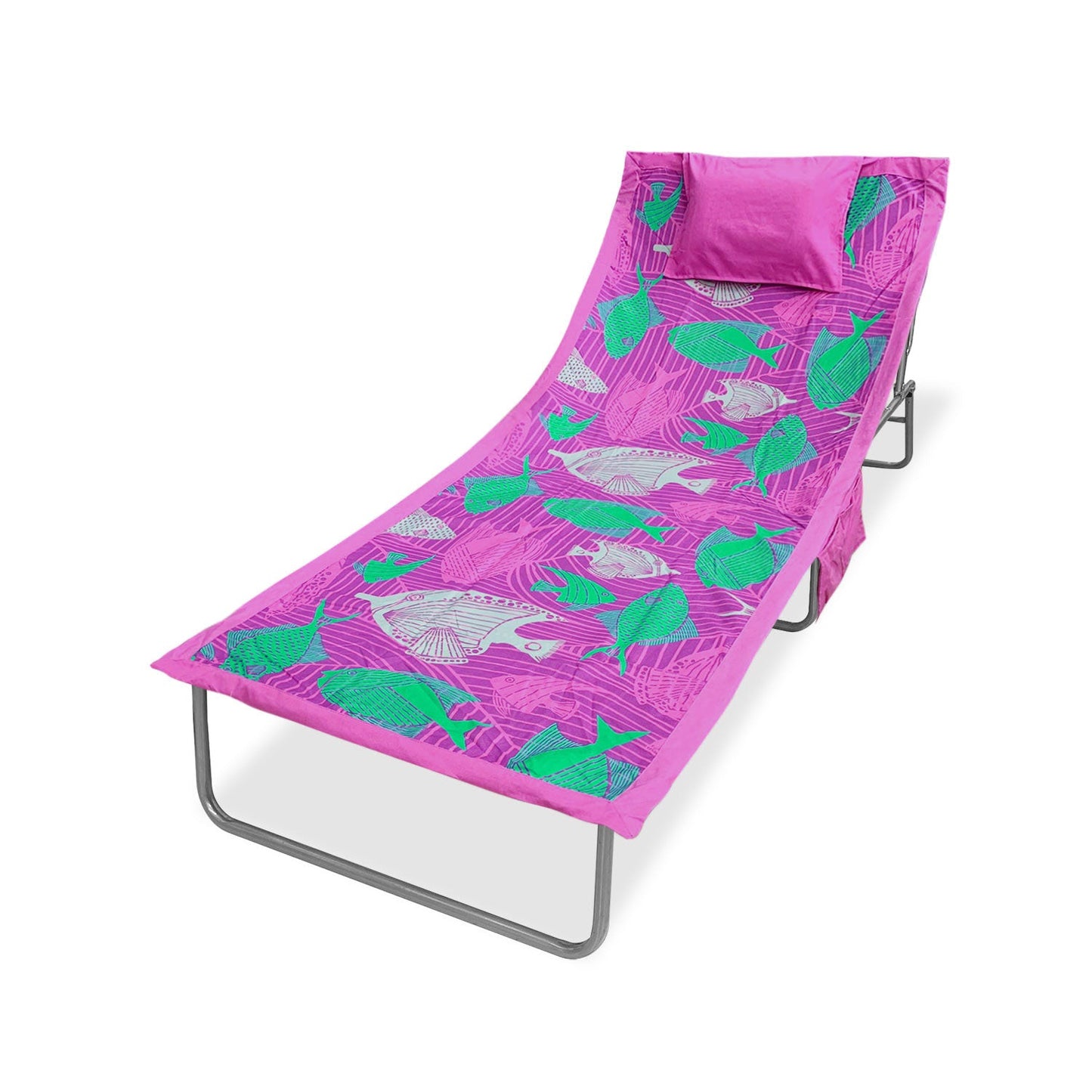 Telo mare microfibra coprilettino elastici tasche e cuscino Giorgio Camani 3083